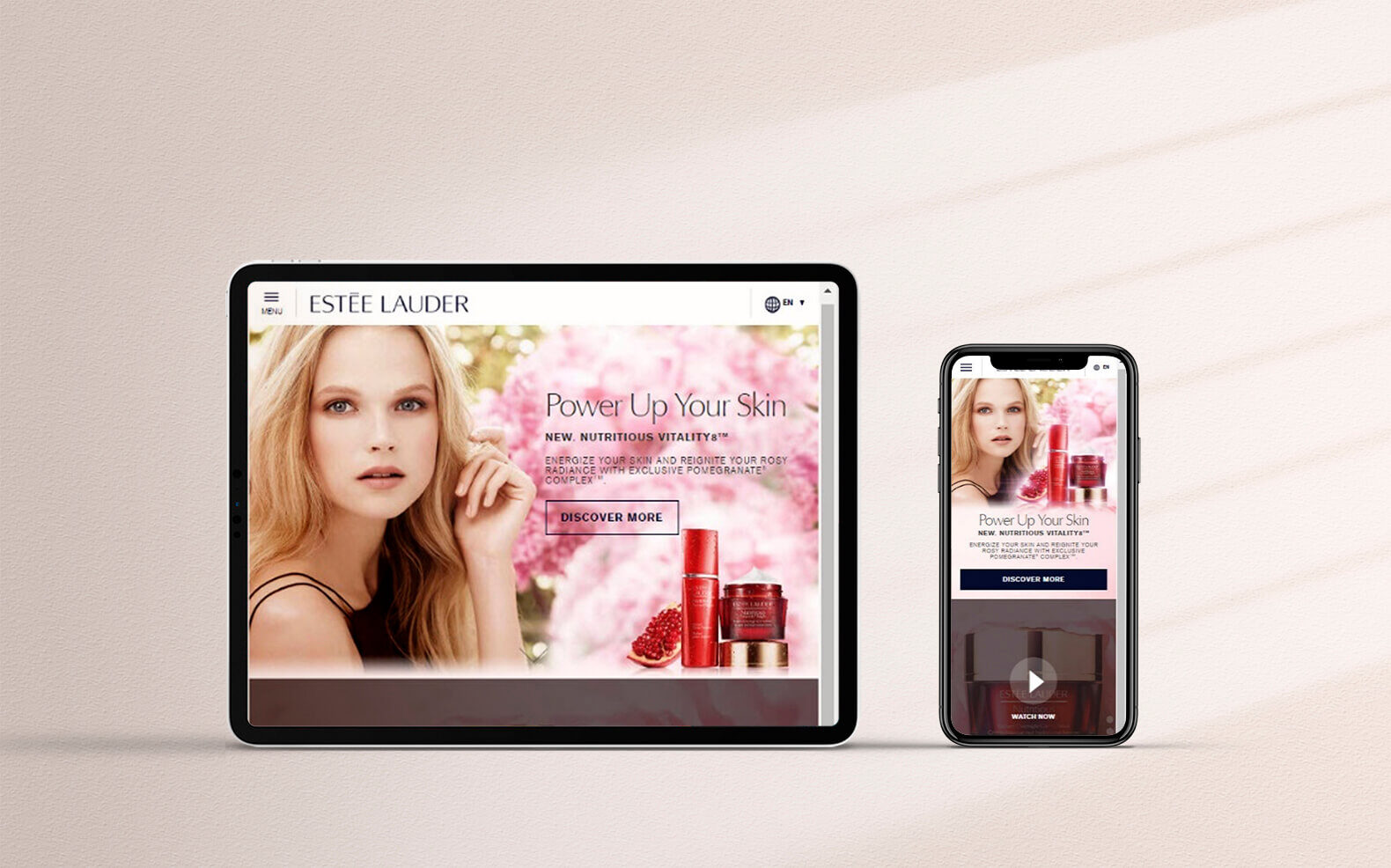 Estee Lauder_Landing-Page